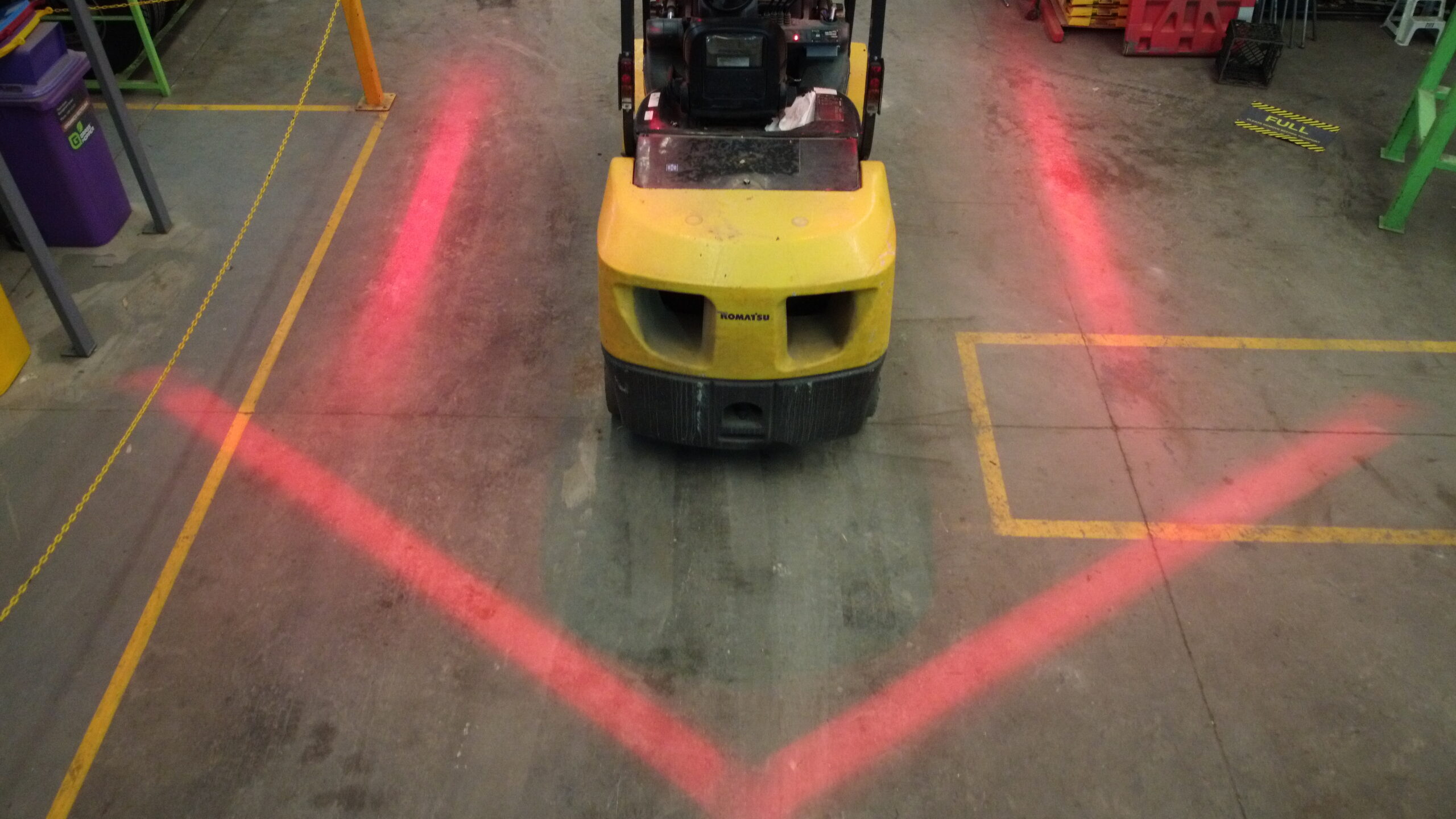 Red Zone Safety Forklift - Image 2