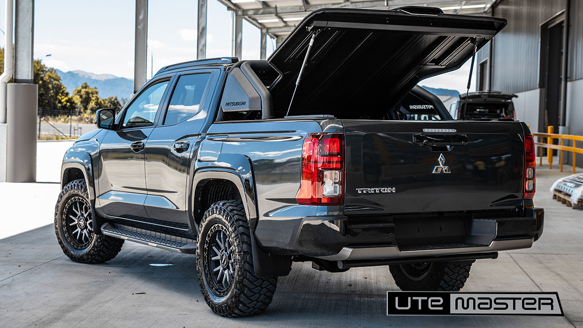 Mitsubishi Triton Dual Cab VRX-GLXR-GLX-GSR-GLS (2024+) Load-Lid to Suit Factory Sports Bars - Image 4